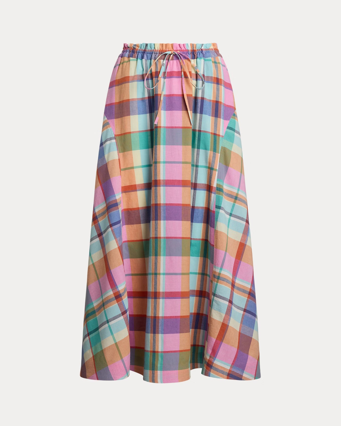 Plaid Maxiskirt