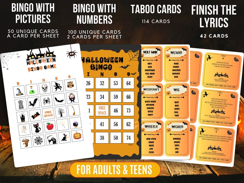 HALLOWEEN MEGA GAMES BUNDLE (PRINTABLE)