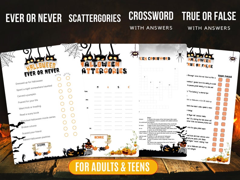 HALLOWEEN MEGA GAMES BUNDLE (PRINTABLE)