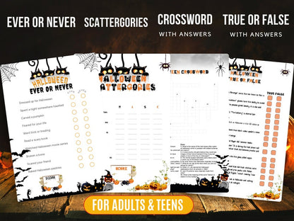 HALLOWEEN MEGA GAMES BUNDLE (PRINTABLE)